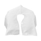 White Cotton/Poly Flat Headrest Covers (24" x 17")
